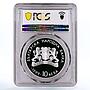 Bulgaria 10 leva Euro Integration Plovdiv City PR68 PCGS silver coin 1999