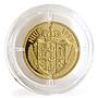 Niue 10 dollars Entering New Century Better World Sprout in palms gold coin 1999
