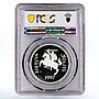 Lithuania 50 litu The First Lithuanian Book PR68 PCGS proof silver coin 1997