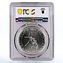 Philippines 50 piso International Meetings Matte MS66 PCGS silver coin 1976