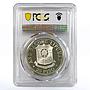 Philippines 25 piso 1st President Emilio Aquinaldo PR69 PCGS silver coin 1975