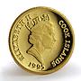 Cook Island 20 dollars 500 Years of America New World 1492-1992 gold coin 1995