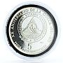 Central America 5 pesos Anniversary of ODECA States Friendship silver coin 1971