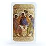 Niue 2 dollars Andrei Rublev Orthodox Shrines Holy Trinity Art silver coin 2012