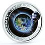 Cook Islands 1 dollar 50th Anniversary of Launched Sputnik 1957 silver coin 2007