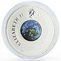 Cook Islands 1 dollar 50th Anniversary of Launched Sputnik 1957 silver coin 2007