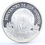 Chile 10000 pesos Columbus Ships Clippers and Globus proof silver coin 1991