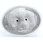 Fiji 10 dollars Endangered Wildlife Giant Panda Bear Fauna silver coin 2013