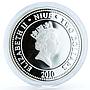 Niue 2 dollars Soviet Russian Rock Music Singer Viktor Tsoy silver coin 2010