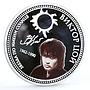 Niue 2 dollars Soviet Russian Rock Music Singer Viktor Tsoy silver coin 2010