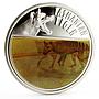 Niue 5 dollars Endangered Wildlife Tasmanian Tiger hologram silver coin 2011