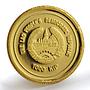 Laos 1000 kip Rennes le Chateau Treasure Town Gate gold coin 2007