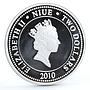 Niue 2 dollars Soviet Musician Vladimir Vysotsky To Remember silver coin 2010