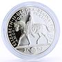 Britain 5 pounds Royal Golden Jubilee Queen on Horseback proof silver coin 2002