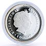 Australia 1 dollar 50 Years of Queen Elizabeth II Coronation silver coin 2003