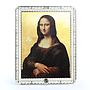 Fiji 10 dollars Da Vinci Mona Lisa Sisters Art colored silver coin 2012