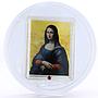 Fiji 10 dollars Da Vinci Mona Lisa Sisters Art colored silver coin 2012