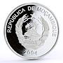 Mozambique 1000 meticais Endangered Wildlife Desert Warthog silver coin 2004