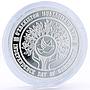 Uzbekistan 50000 som National Independence Day Dove Bird proof silver coin 2021