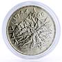 Czechoslovakia 25 korun 25th Anniversary of Slovak Uprising silver coin 1969