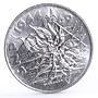 Czechoslovakia 25 korun 25th Anniversary of Slovak Uprising silver coin 1969