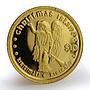 Kiribati 10 dollars Christmas Island Shield Angel gold coin 2005