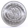 Mexico 2 pesos Disco De La Muerte silver coin 1998