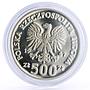 Poland 500 zlotych King Casimir III the Great State Leader silver coin 1987