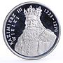Poland 500 zlotych King Casimir III the Great State Leader silver coin 1987