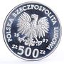 Poland 500 zlotych King Casimir III the Great State Leader silver coin 1987