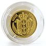 Niue 25 dollars Death of John F. Kennedy 1917-1963 President gold coin 1994