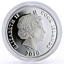 Cook Islands 10 dollars St Sophia Cathedral Ortodox Church silver coin 2010