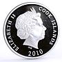 Cook Islands 10 dollars St Sophia Cathedral Ortodox Church silver coin 2010