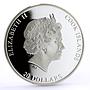 Cook Islands 20 dollars Charles Le Brun Adoration of Shepherds silver coin 2011