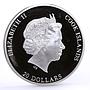 Cook Islands 20 dollars Charles Le Brun Adoration of Shepherds silver coin 2011