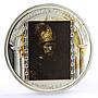 Cook Islands 20 dollars Rembrandt Art Man in a Golden Helmet silver coin 2010