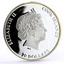 Cook Islands 20 dollars Renoir Art The Sleeping Bather colored silver coin 2012