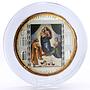 Cook Islands 20 dollars Raphael Art Sistine Madonna colored silver coin 2009