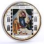 Cook Islands 20 dollars Raphael Art Sistine Madonna colored silver coin 2009