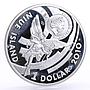 Niue 1 dollar Ancient Love Stories Samson and Dalila proof silver coin 2010