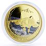 Tuvalu set of 5 coins Fighter Planes Evolution gilded silver coins 2006