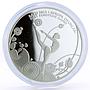 Azerbaijan 5 manat European Games in Baku Artistic Gymnastics silver coin 2015