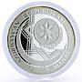 Azerbaijan 5 manat European Games in Baku Artistic Gymnastics silver coin 2015