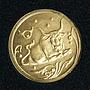 Russia 25 rubles Zodiac Taurus Bull gold 2005