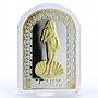 Andorra 10 diners Greek Pantheon Venus Statue gilded silver coin 2012