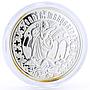 Andorra 10 diners Holy Helpers Saint Margaret proof silver coin 2011