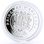 Andorra 10 diners Holy Helpers Saint Barbara proof silver coin 2010