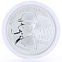 Abkhazia 10 apsars Painter Alexander Chachba Art silver coin 2009