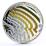 Armenia 1000 dram Beauty of Flowers Chamomile Flora colored silver coin 2010