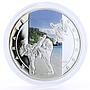 Armenia 1000 dram Martial Arts series Karate colored silver coin 2012